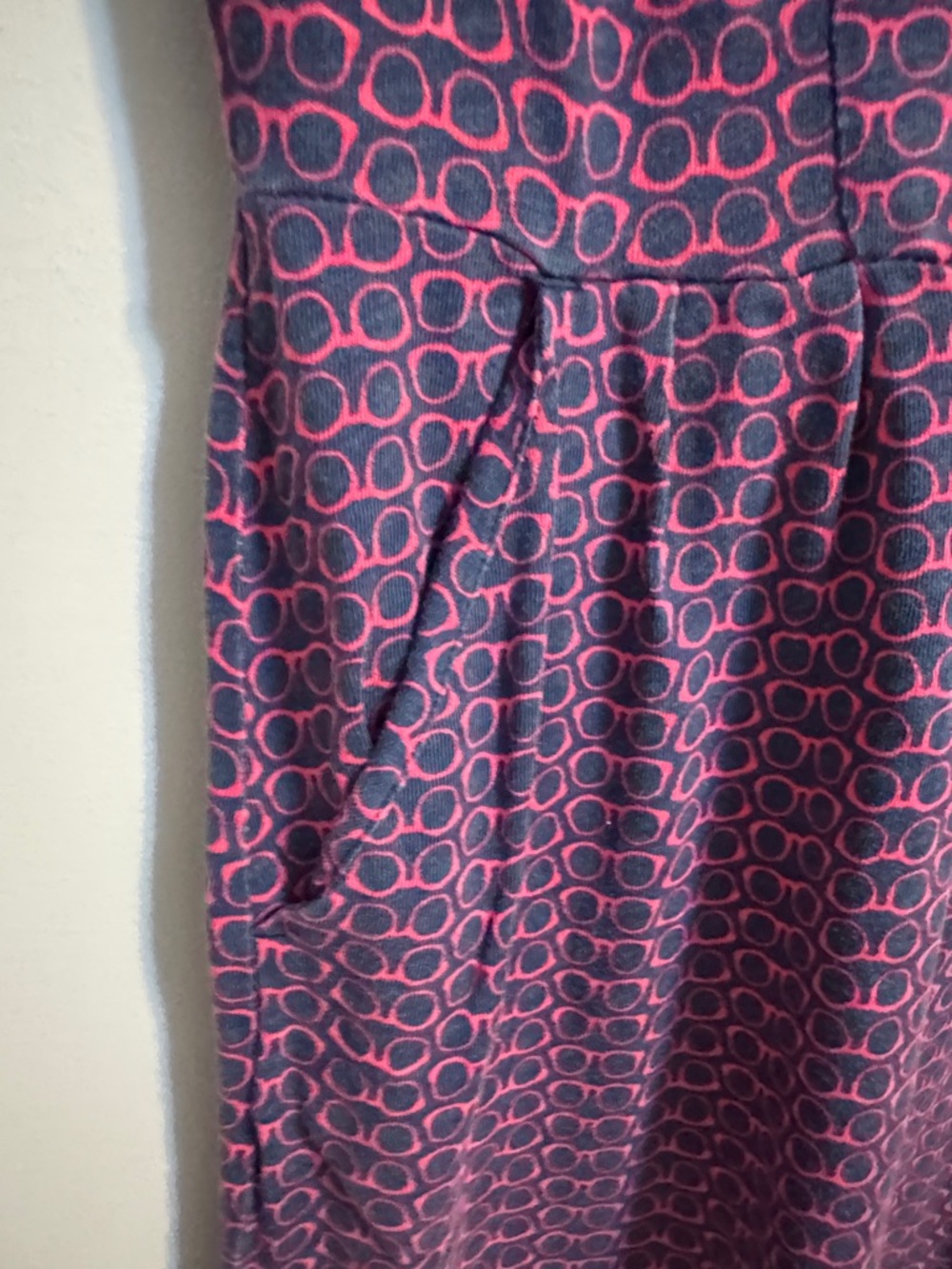 Boden Pheobe Jersey Dress knee length sunglasses 100% cotton Women’s 6p - Picture 4 of 6